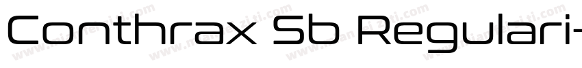 Conthrax Sb Regulari字体转换